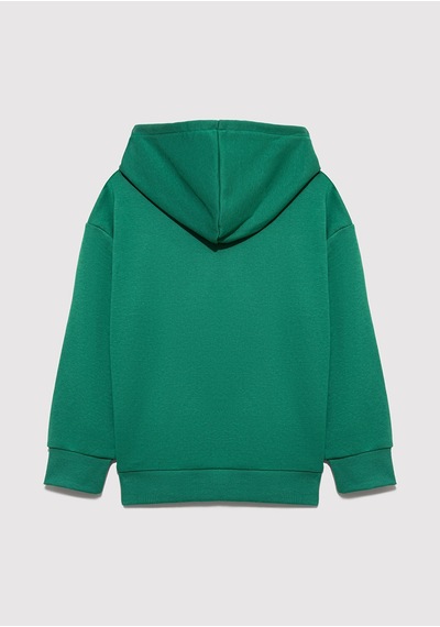 Mavi - Mavi Logo Baskılı Yeşil Sweatshirt 6s10143-71697 Yeşil