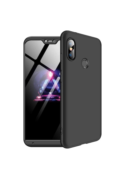 Xiaomi Mi A2 Lite Kılıf 3 Parçalı 360 Tam Korumalı Gkk Kapak