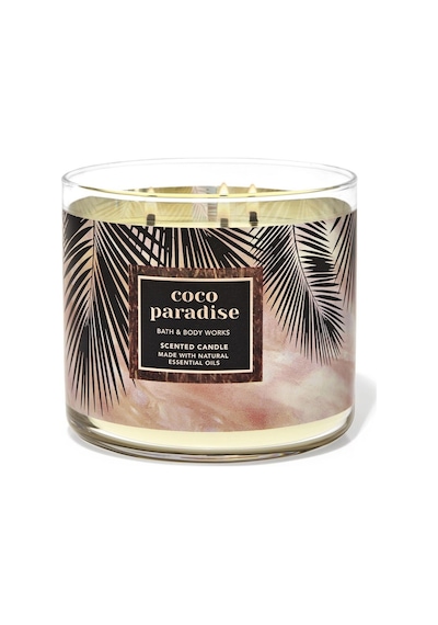 Bath & Body Works Coco Paradise Büyük Mum 411 G Çok Renkli