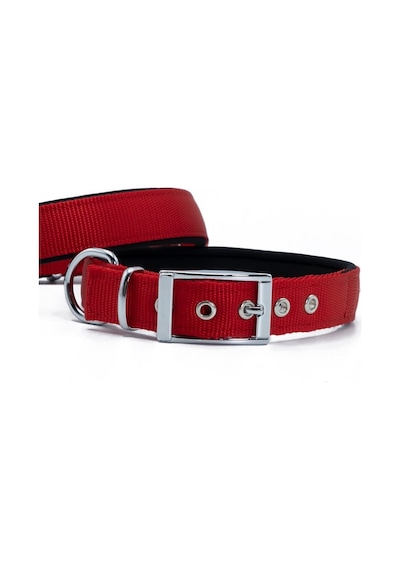 Doggie Elit Dokumadan El Yapımı Köpek Boyun Tasması Kırmızı 2.5 x 42 x 50 CM Kırmızı