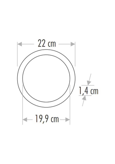 Cata CT-5169G 18w 8 inç Slim Led Panel Armatür 3000K Günışığı Beyaz