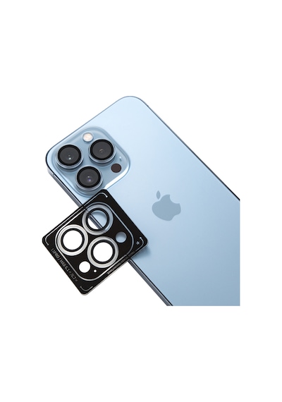 Piili Apple iPhone Uyumlu 15 / 15 Plus Şeffaf Safir Lens Koruyucu