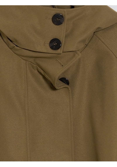 Lcw Vision Bej Kapüşonlu Oversize Kadın Ceket