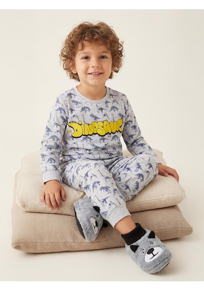 Civil Boys Dınazor Baskılı 2-5 Yaş Pijama Takımı - Standart