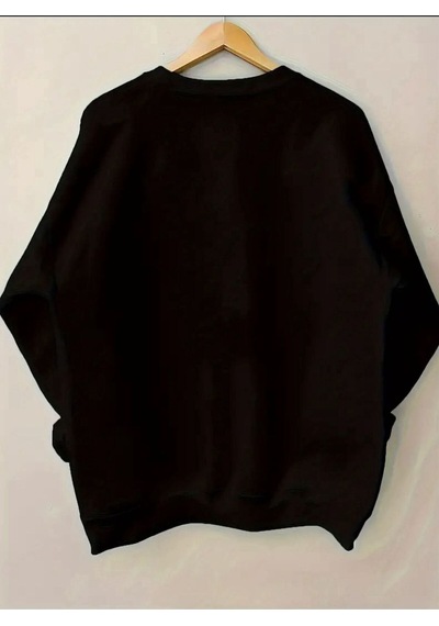 Medinenur Mılano Baskılı Sweatshirt Siyah