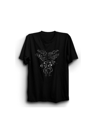 Stoned&Fame Erkek T-shirt SIYAH