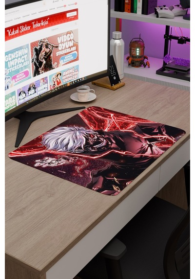 Tokyo Ghoul Anime V5 - 48x40 Xl Gaming Kauçuk Kaymaz Taban Mouse Pad Fare Altlığı