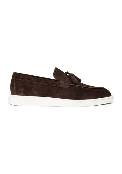 Deery Erkek Hakiki Süet Kahverengi Loafer Ayakkabı - 01994mkhvc02 Kahverengi