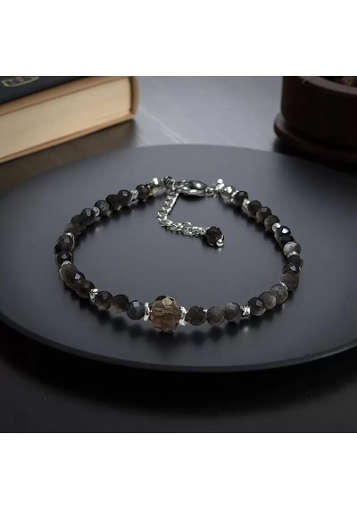Obsidyen Ve Dumanlı Kuvars Bileklik Diğer
