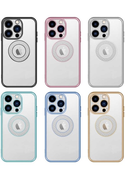 Apple Uyumlu iPhone 12 Pro Max Uyumlu Kamera Korumalı Logo Gösteren Zore Esta Kılıf-yeşil Yeşil -