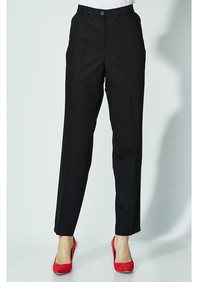 Soralline Kadın Büyük Beden Pantalon 1660 Siyah