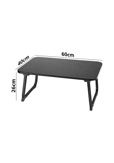 Sunup Sn-29692 Katlanabilir Laptop Masası Ve Yatak Koltuk Üzeri Tepsisi Siyah 60x40cm