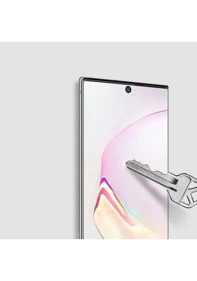 Samsung Uyumlu Galaxy Note 10 Plus Nano Pet Full Ekran Koruyucu Siyah