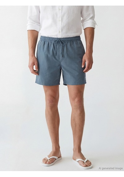 Lcw Swımwear Gri Kısa Boy Erkek Yüzme Şort