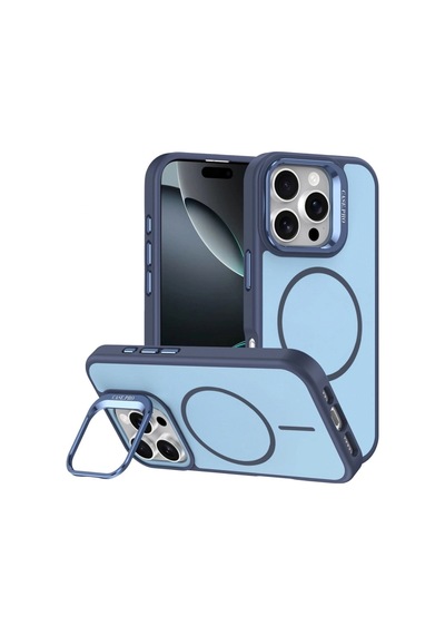 Joko Apple Uyumlu, iPhone 16 Pro Max Flexa Magsafe Kapak - Mavi
