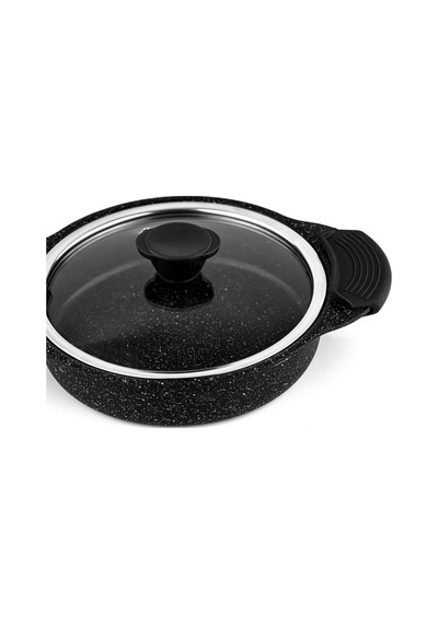 Taç Granit Plus 3 Lü Sahan Seti Siyah Taç-3521