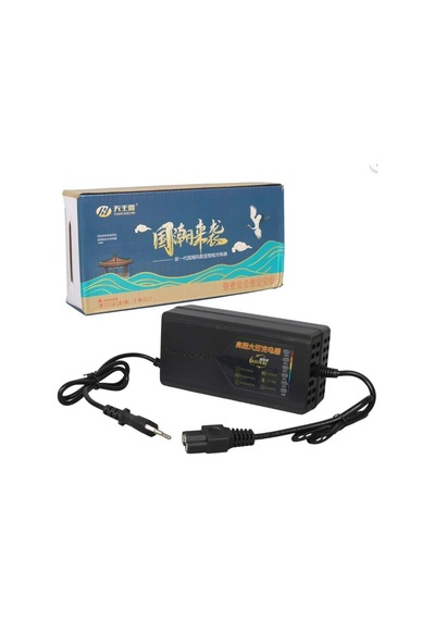 Powermaster 60v 32a Elektrikli Motor Bisiklet Şarj Cihazı Aleti Adaptörü Fanlı T-tipi T Kafalı 60