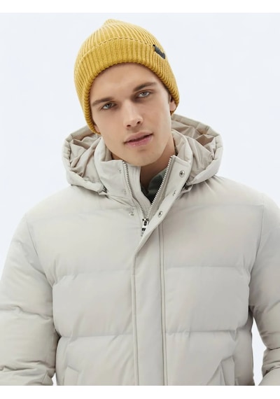 Kip Taş Regular Fit Casual Dokuma Mont Taş