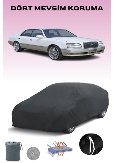 Siyah Toyota Crown Majesta 2 Araba Brandası, Oto Örtüsü, Araba Çadırı Siyah