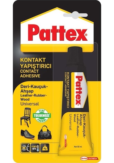 Pattex Yapıştırıcı 50Ml Deri Ahşap Kauçuk 1176370
