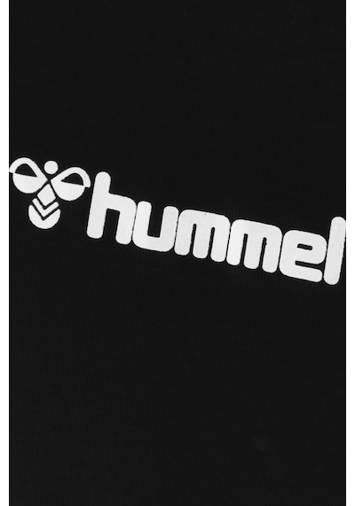 Hummel Jullian 912390-2001 Siyah Erkek Günlük Tişört Siyah