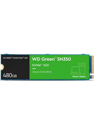 WD Green SN350 WDS480G2G0C 480 GB 2400/1650 MB/S M.2 NVMe SSD