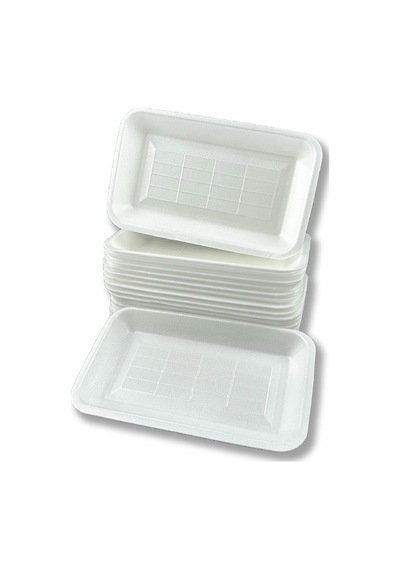 1000gr Köpük Tabak Kap - Kasap Kabı Et Tabağı 250 Adet