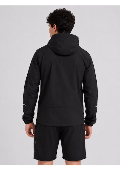 Umbro Milo Hooded Erkek Siyah Fermuarlı Kapüşonlu Spor Sweatshirt - Fc0501