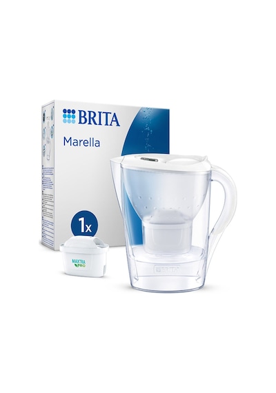 BRITA Marella Cool 1x Maxtra Pro All-In-1 Filtreli Su Arıtma Sürahisi - Beyaz 2,4 lt