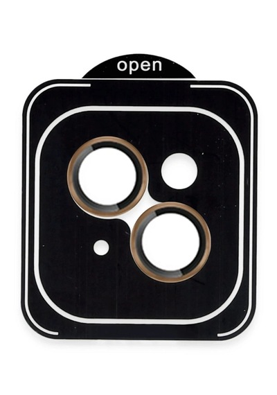 Mey İthalat iPhone Uyumlu 13 Pvd Metal Kamera Lens - Gold