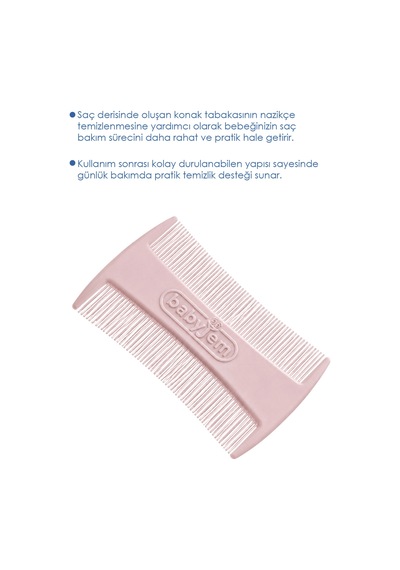 Babyjem Konak Tarağı Soft Pembe