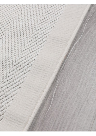 Sisal Vektör Kaymaz Tabanlı Kolay Silinebilir 2li Beyaz Banyo Paspas Seti 60x100-50x60