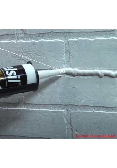 Selsil Yağmura Dayanıklı Silikonize Mastik Beyaz 485 Gr. - 5 Adet Beyaz Beyaz