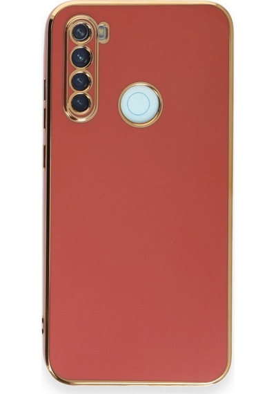 Redmi Note 8 Kılıf Şık Ve Parlak Silikon Kapak Ryc/volet Kirmizi