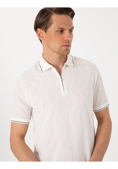 Pierre Cardin Erkek Beyaz Tişört 50302591-vr013 Beyaz