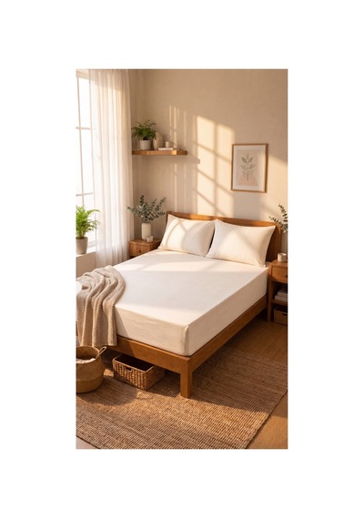 Çift Kişilik Lastikli Çarşaf Takımı 1 Lastikli Çarşaf 160 X 200 2 Yastık Kılıfı 50 X 70 Ekru - 717411501 Ekru Çift Kişilik Lastikli Çarşaf Takımı 1 Lastikli Çarşaf 160 X 200 2 Yastık Kılıfı 50 X 70 Ekru - 717411501 Ekru