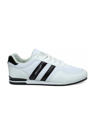 Nesilshoes Jagulep 2202 Beyaz Siyah Anorak Erkek Spor Beyaz - Siyah