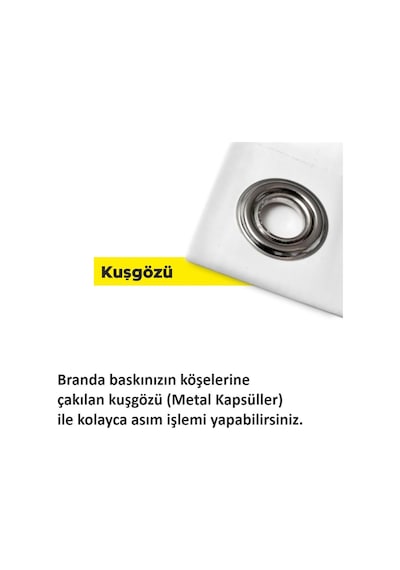 Çiğköfte 50x100cm Branda Pankart