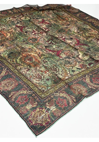 Levidor Luvensara Summer Eşarp 6583 Yeşil-bordo