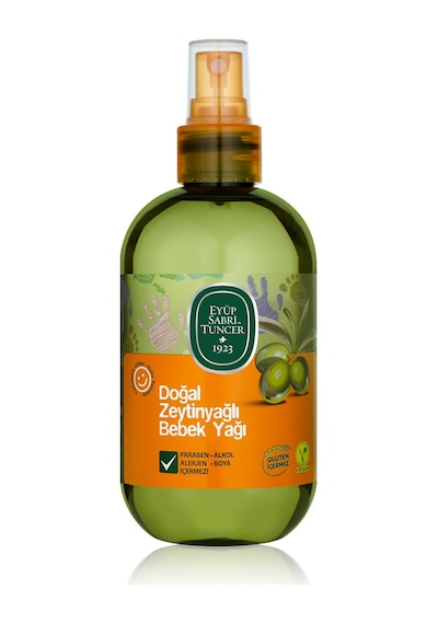 Doğal Zeytinyağlı Bebek Yağı, Pet Şişe, 1 Paket, 280 Ml