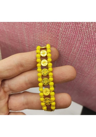 Oriental Kuyumculuk Jewellery Sarı Taşlı Bileklik Gold