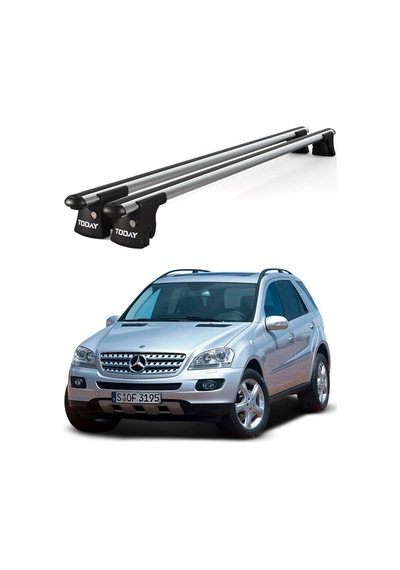 Trio-ı Mercedes-benz M W164 2005-2011 Uyumlu Kilitli Ara Atkı 135cm Port Bagaj Tavan Barı