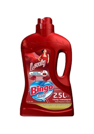 Bingo Fresh Yüzey Temizleyici Lovely 12 x 2500 ML
