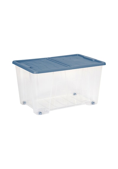 Tekerlekli Saklama Kutusu 35 Litre Laciv Lacivert