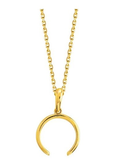Goldkupe 14k Altın Sade Atnalı Kolye