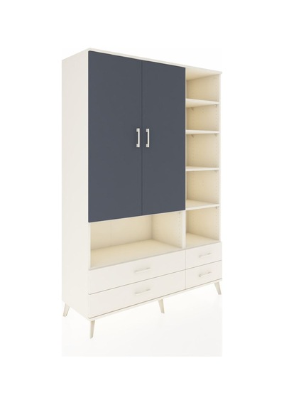 Hyperion Dolap 10 Raflı 4 Çekmeceli 2 Kapaklı 132x44x195 Aytaşı-antrasit/aytaşı Antrasıt/aytası Hyperion Dolap 10 Raflı 4 Çekmeceli 2 Kapaklı 132x44x195 Aytaşı-antrasit/aytaşı Antrasıt/aytası