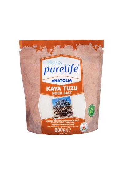 5 Adet Purelife Anatolia İyotlu İnce Kaya Tuzu 800 G