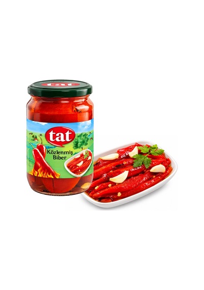 Tat Közlenmiş Biber 650 Gr Cam X 4 Adet
