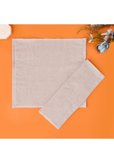 Soft 2'li Havlu Set - Gri Çok Renkli