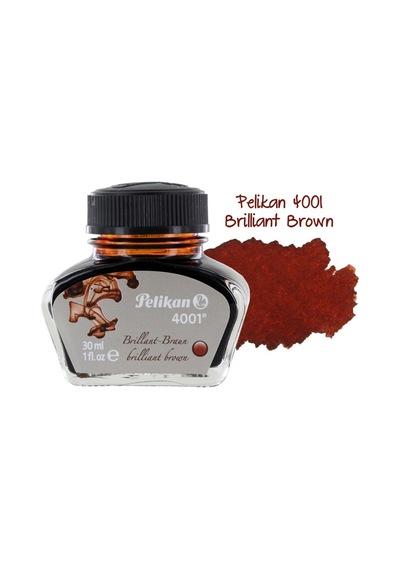 Pelikan Dolma Kalem Mürekkebi 30 Ml Kahverengi 4001 Çok Renkli